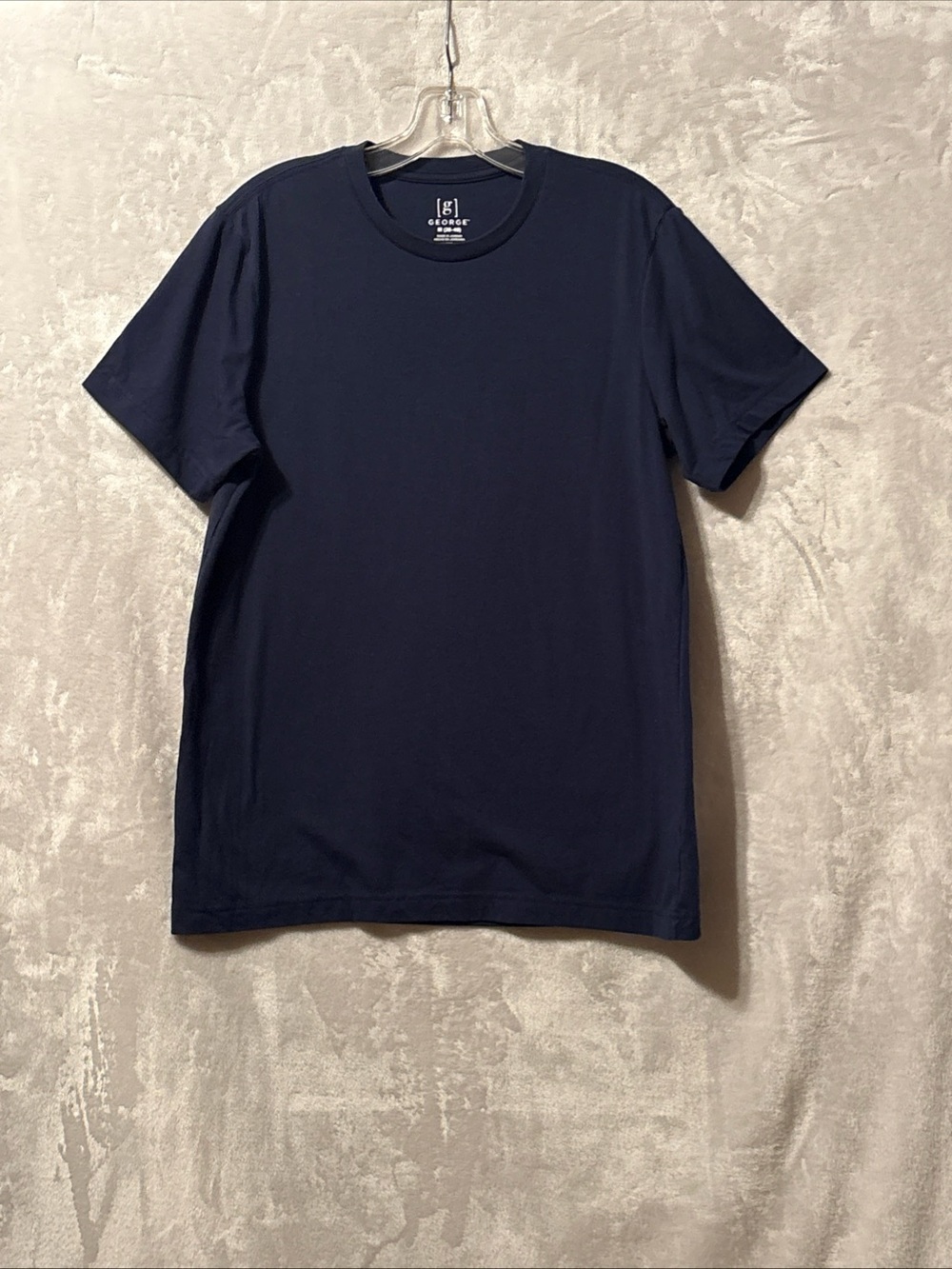 George Navy Short Sleeve Crewneck Tee